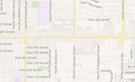 map of 1275 E. Florence Blvd, Ste 1 Casa Grande, AZ 85122