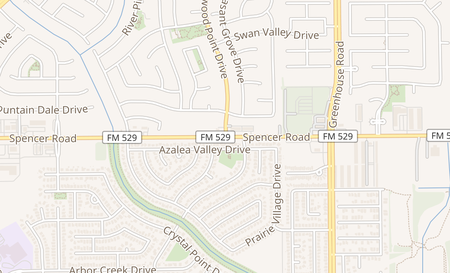 map of 6841 FRY RD E Katy, TX 77449