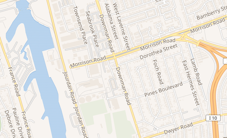 map of 4324 Downman Rd Ste B New Orleans, LA 70126
