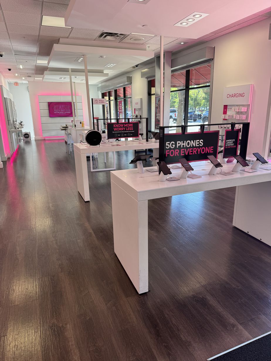 Interior photo of T-Mobile Store at Nut Tree Rd & Monte Vista, Vacaville, CA