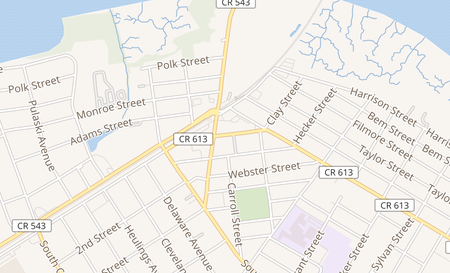 map of 18 E Scott Street Riverside, NJ 08075