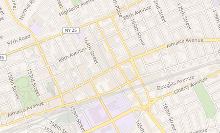 map of 165-01 Jamaica ave D Jamaica, NY 11432