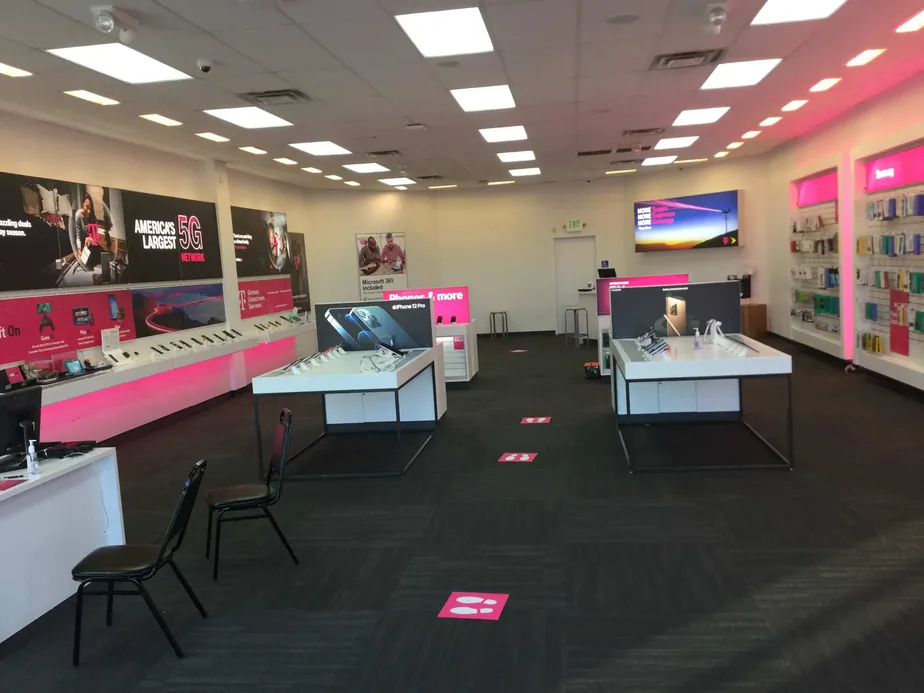 Interior photo of T-Mobile Store at E Broad St & Waggoner Rd, Reynoldsburg, OH