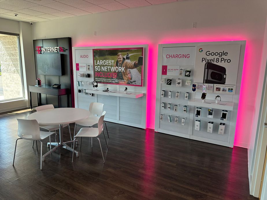 Interior photo of T-Mobile Store at Gateway Dr & Glenbrooke Dr, Eau Claire, WI