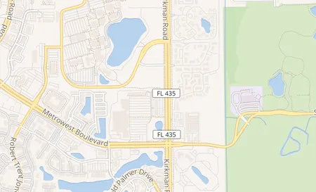map of 2216 S Kirkman Road Orlando, FL 32811