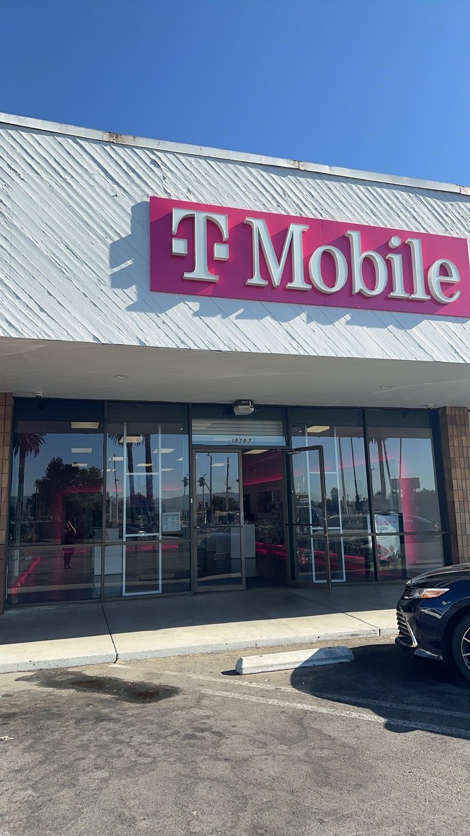 Exterior photo of T-Mobile Store at Sherman Way & Lindley Ave, Reseda, CA