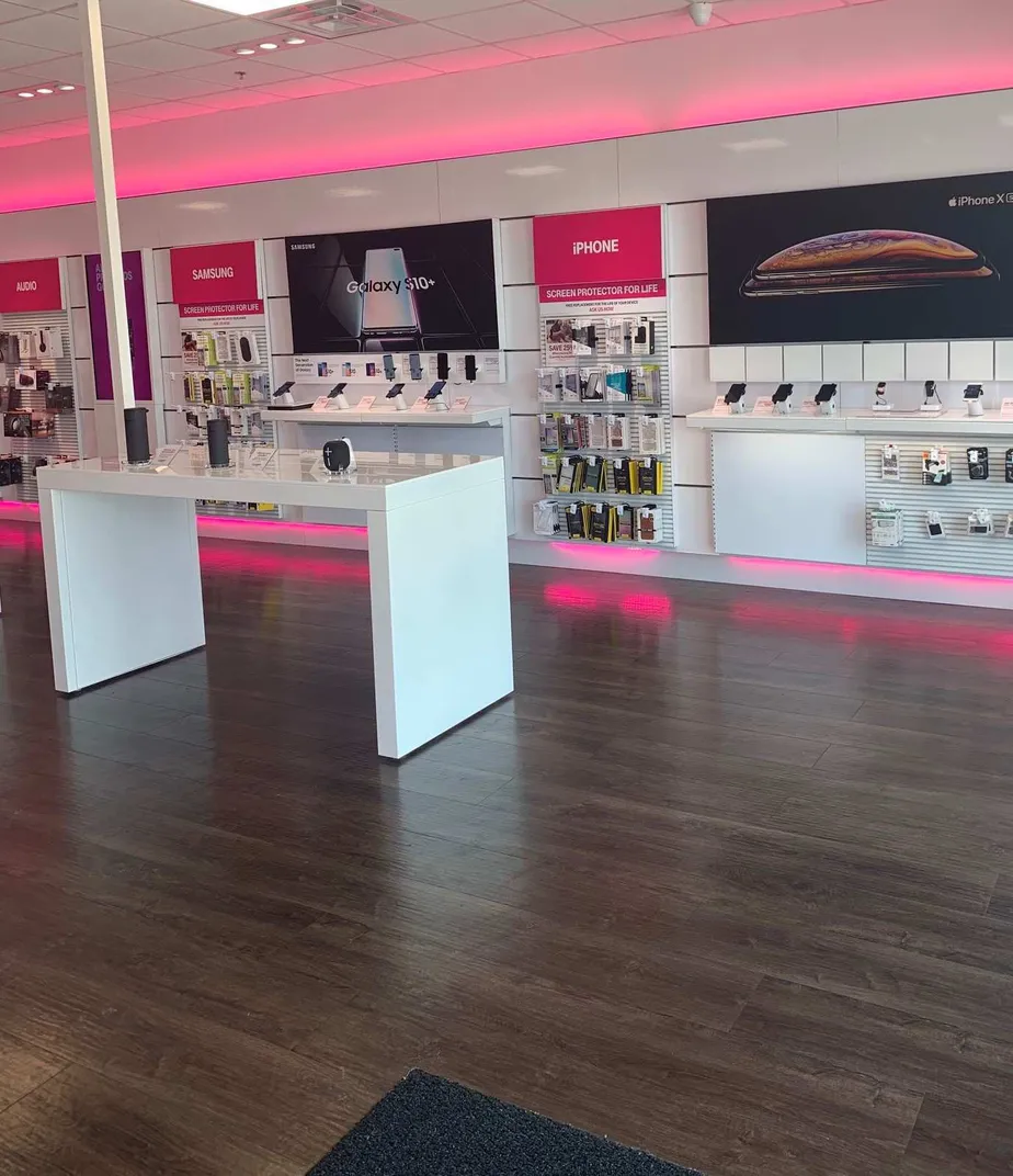 Interior photo of T-Mobile Store at Hwy 6 S & Sienna Christus Dr, Missouri City, TX