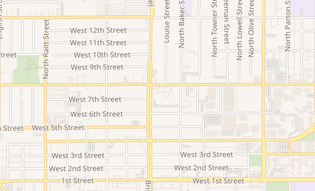 map of 707 N Bristol Ste. C Santa Ana, CA 92703