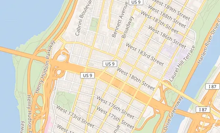map of 4236 Broadway New York, NY 10033