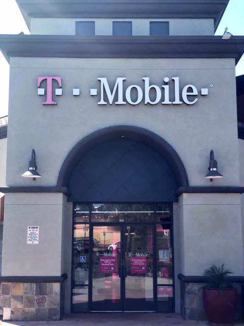Exterior photo of T-Mobile store at University & Iowa, Riverside, CA
