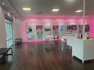 Interior photo of T-Mobile Store at Hunters Village Plaza, Tampa, FL