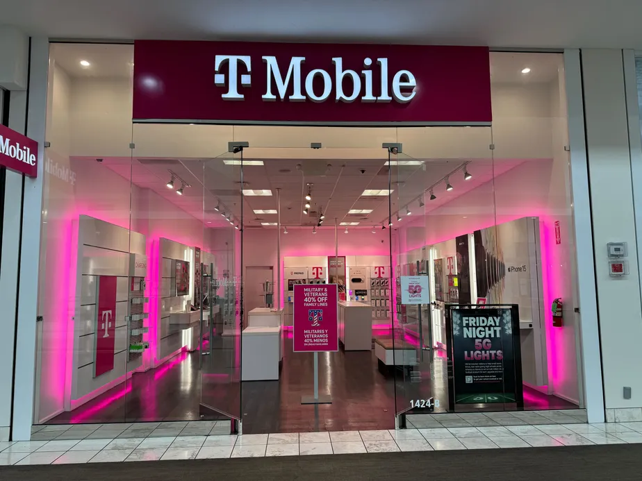  Exterior photo of T-Mobile Store at Solano Mall - Upstairs, Fairfield, CA 