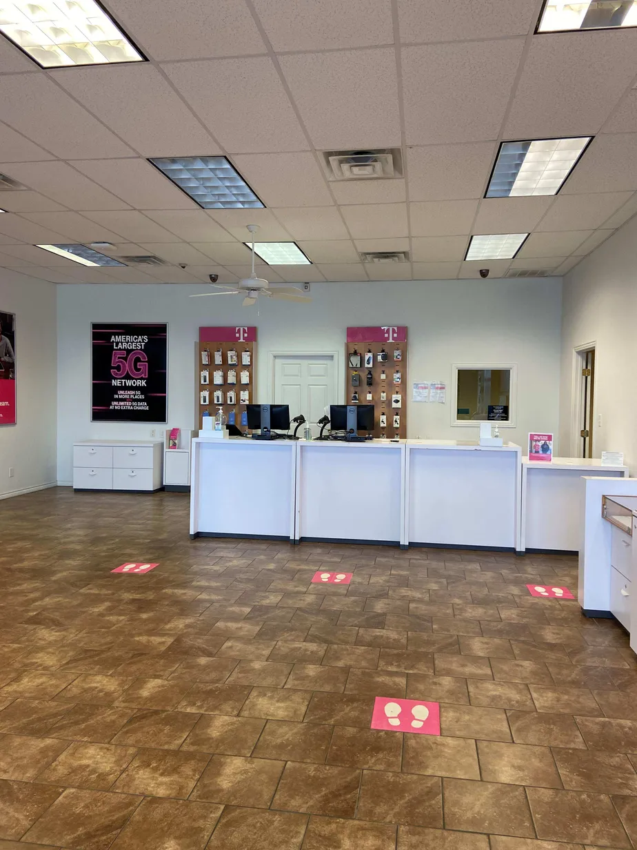 Interior photo of T-Mobile Store at W Main St & Pleasure Land Rd, Gun Barrel City, TX