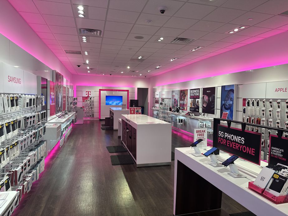 Interior photo of T-Mobile Store at Natick Mall, Natick, MA