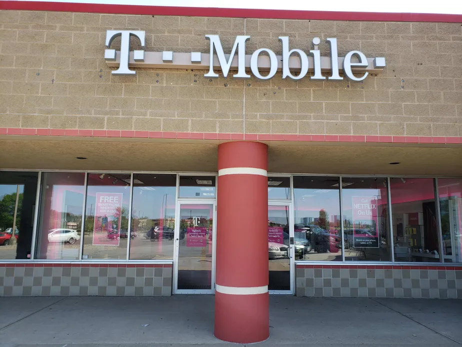 Exterior photo of T-Mobile store at E. Point Douglas Rd. S & Jamaica Ave., Cottage Grove, MN