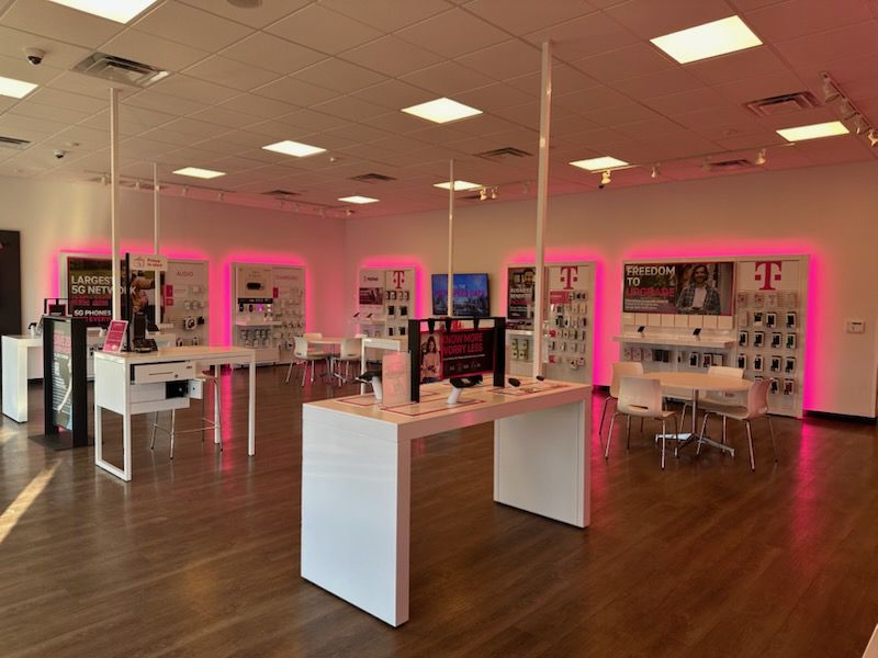 Interior photo of T-Mobile Store at 19th St & University Ave, Lubbock, TX