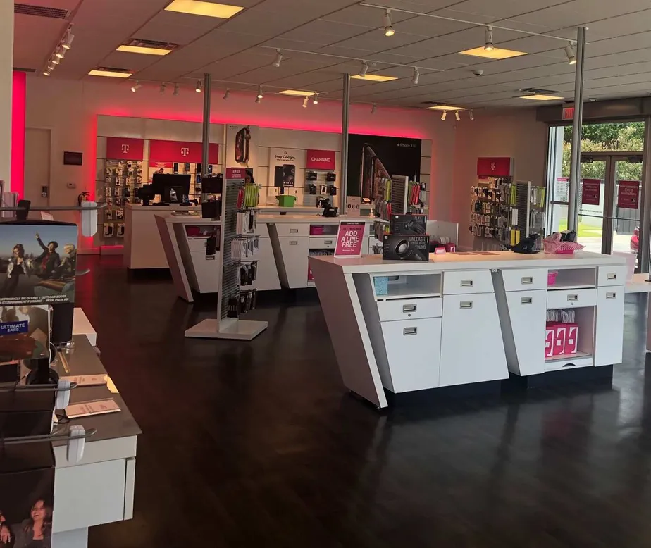 Interior photo of T-Mobile Store at Wirt & Long Point Rd, Houston, TX