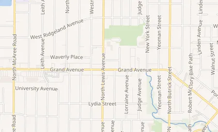 map of 1820 Grand Ave Waukegan, IL 60085