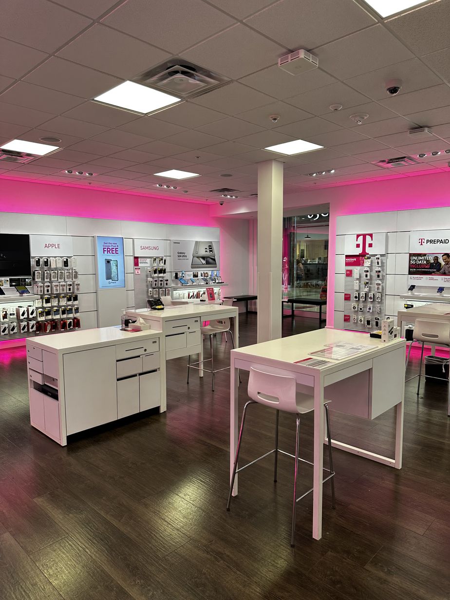 Interior photo of T-Mobile Store at Washington Square, Portland, OR