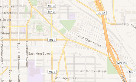 map of 176 Cesar Chavez St Saint Paul, MN 55107