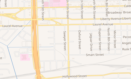 map of 105 N 11th St Beaumont, TX 77702