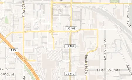 map of 986 S University Ave Provo, UT 84601