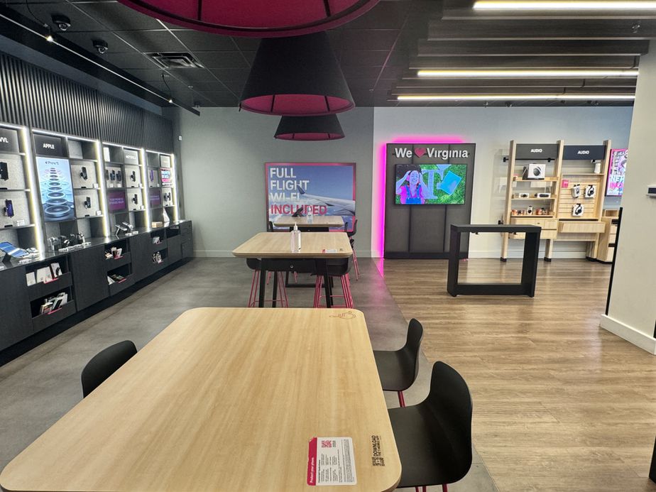 Interior photo of T-Mobile Store at Clarendon & Filmore, Arlington, VA