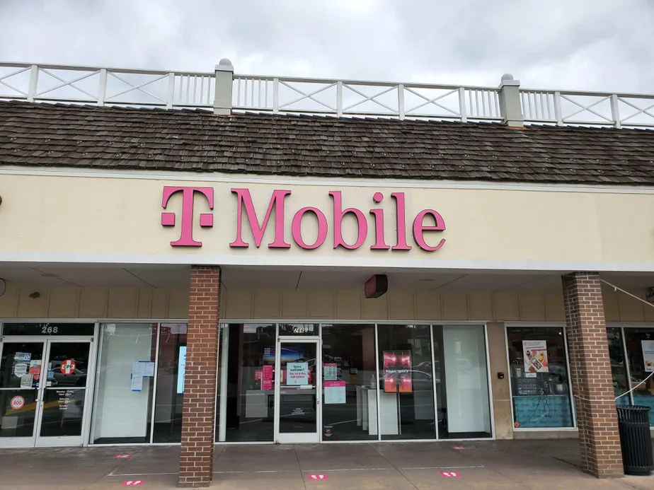 Exterior photo of T-Mobile store at Stratford Rd & Lower Mall Dr, Winston-salem, NC