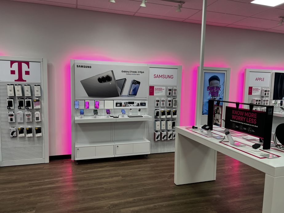 Interior photo of T-Mobile Store at W Church St & Hwy 59, Livingston, TX