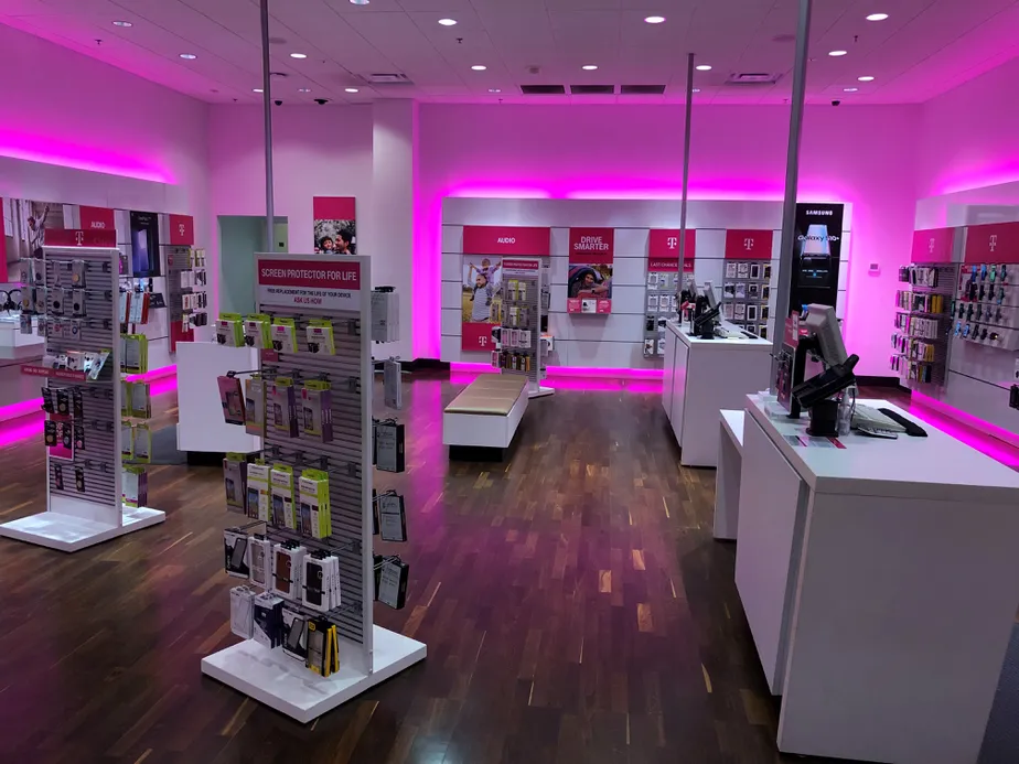Interior photo of T-Mobile Store at The Oaks Mall, Gainesville, FL