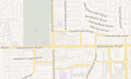 map of 12520 Westheimer Rd. B1 Houston, TX 77077