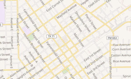map of 306 N Mechanic St El Campo, TX 77437