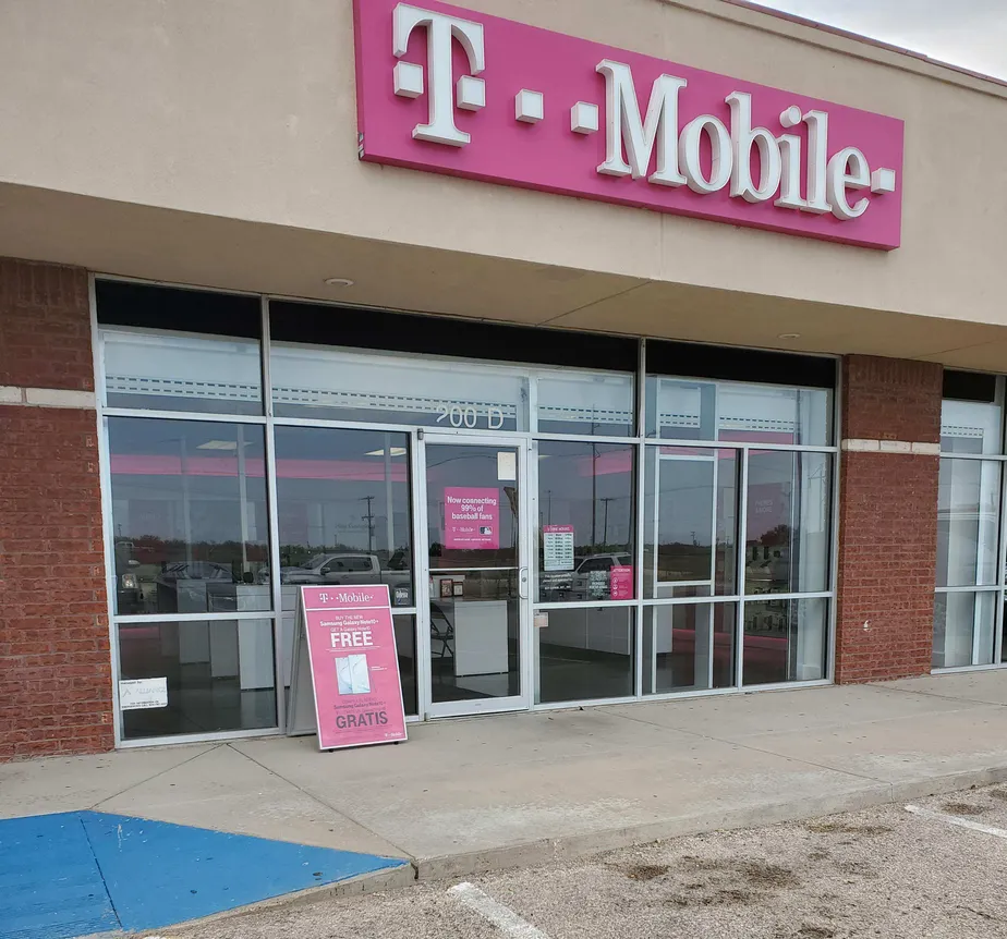 Exterior photo of T-Mobile store at Walmart Crt & Hwy 338, Odessa, TX