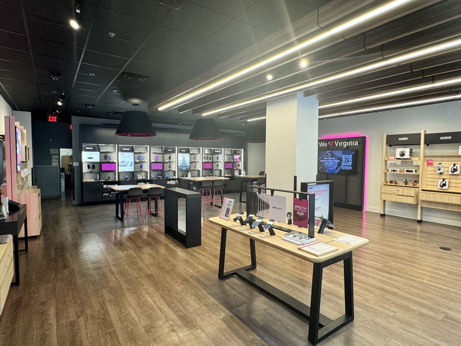 Interior photo of T-Mobile Store at Clarendon & Filmore, Arlington, VA