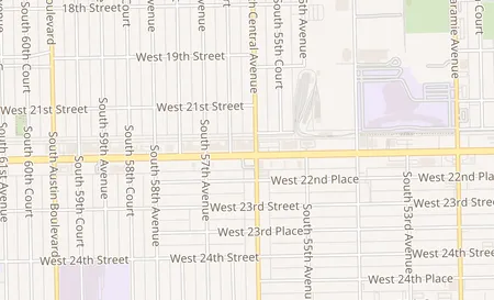 map of 5606 W Cermak Rd Cicero, IL 60804