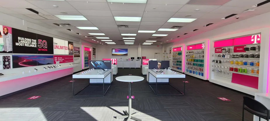 Interior photo of T-Mobile Store at 19th St & Ave Y 2, Lubbock, TX