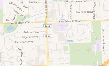map of 164 S. Bolingbrook Dr Bolingbrook, IL 60440