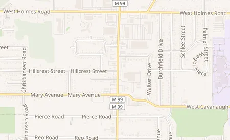 map of 4405 S Martin Luther King Jr Blvd Lansing, MI 48910