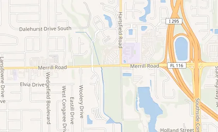 map of 8011-21 Merrill Rd Jacksonville, FL 32277