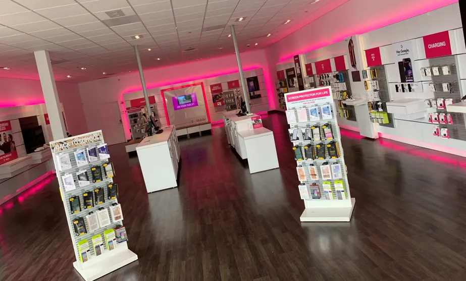 Interior photo of T-Mobile Store at Meridian & Milton, Milton, WA