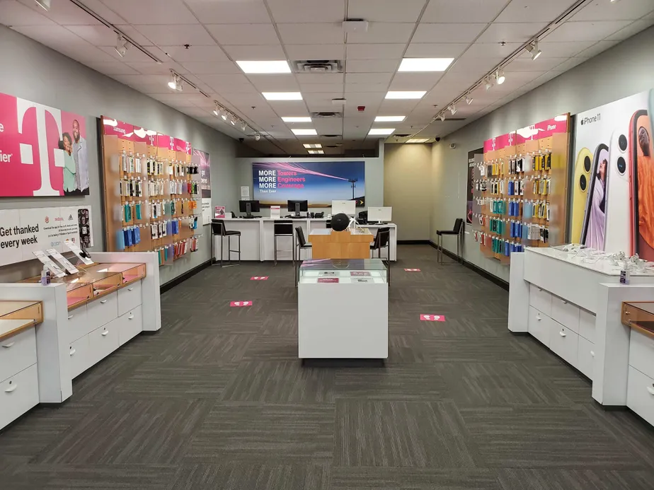 Interior photo of T-Mobile Store at Dover Mall 4, Dover, DE