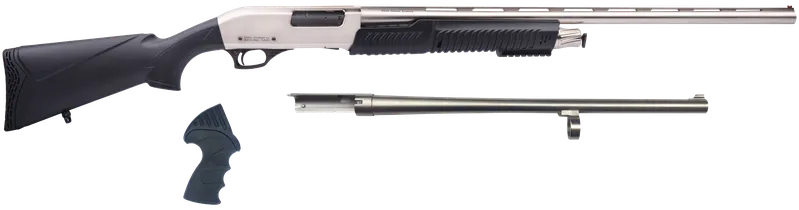 Rock Island PA 3-In-1 Chrome Shotgun 5+1 18.5" / 28" MR25-P101-MC - Armscor Rock Island Armory