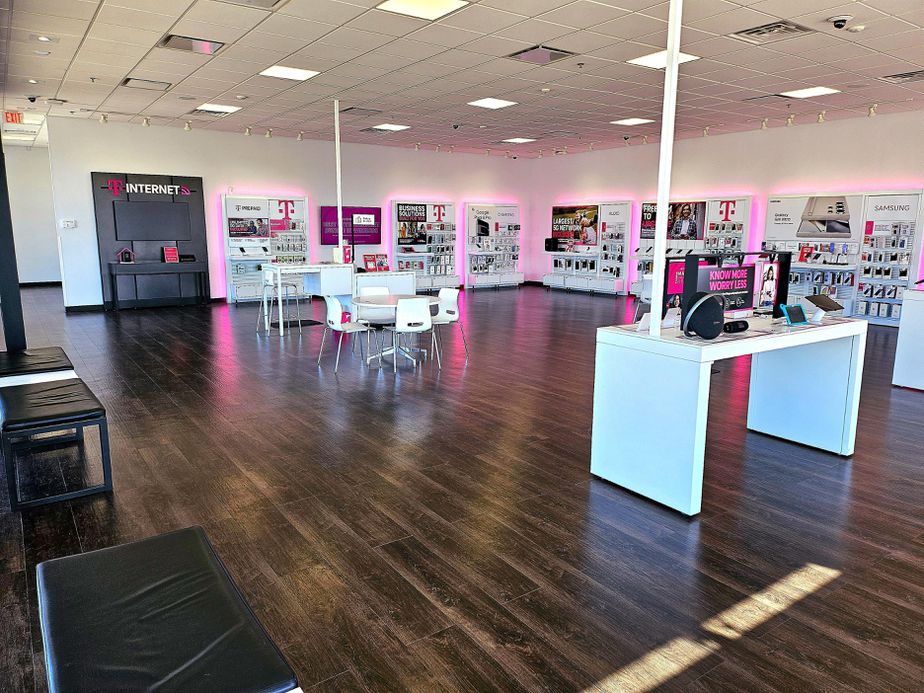 Interior photo of T-Mobile Store at Canyon West, Lubbock, TX