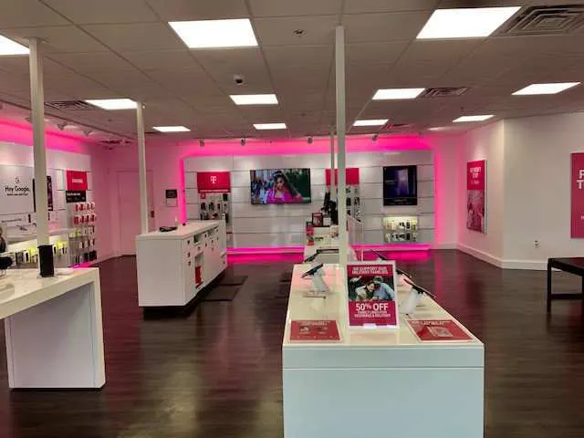 Interior photo of T-Mobile Store at W Main St & Rocky Rd, Lebanon, TN