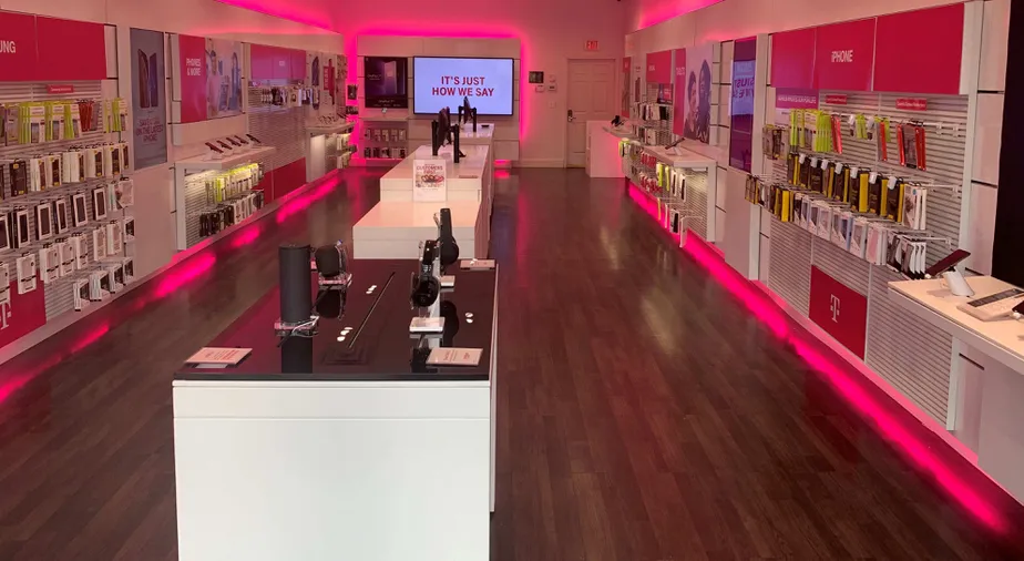Interior photo of T-Mobile Store at S Horner Blvd & Rosser Rd, Sanford, NC