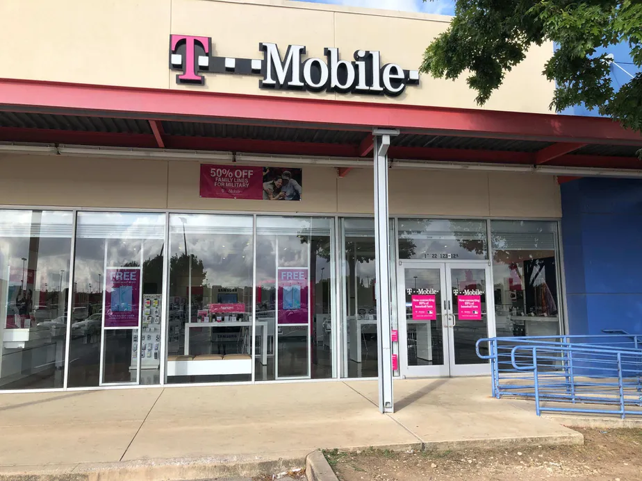  Exterior photo of T-Mobile store at Potranco & Rousseau, San Antonio, TX 