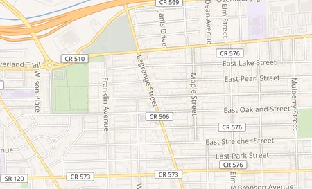 map of 3336 Lagrange St Toledo, OH 43608