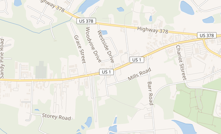 map of 1600 West Main Street Lexington, SC 29072