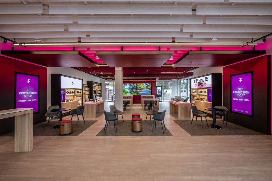 Interior photo of T-Mobile Store at Factoria & SE 36th St, Bellevue, WA