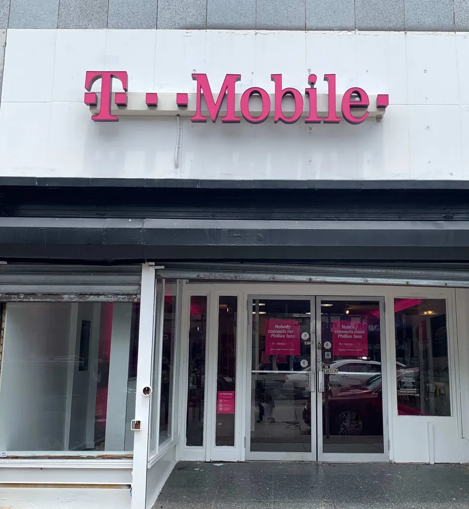 Exterior photo of T-Mobile store at Federal St & N 25th St, Camden, NJ